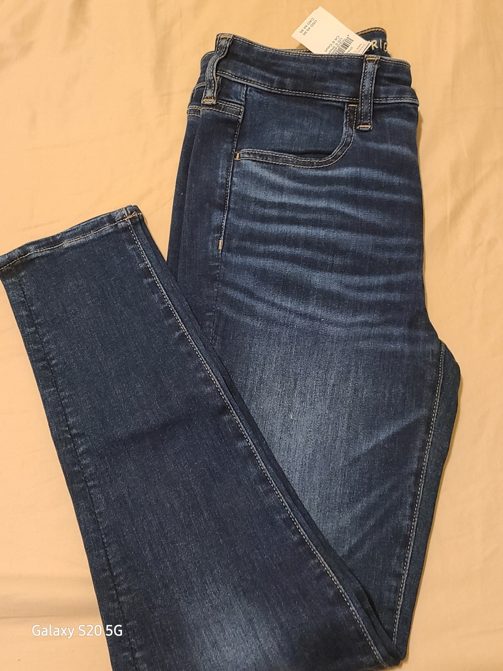 American Eagle Next Level Hi-Rise Jegging Dark Blue - Women's 6 Short